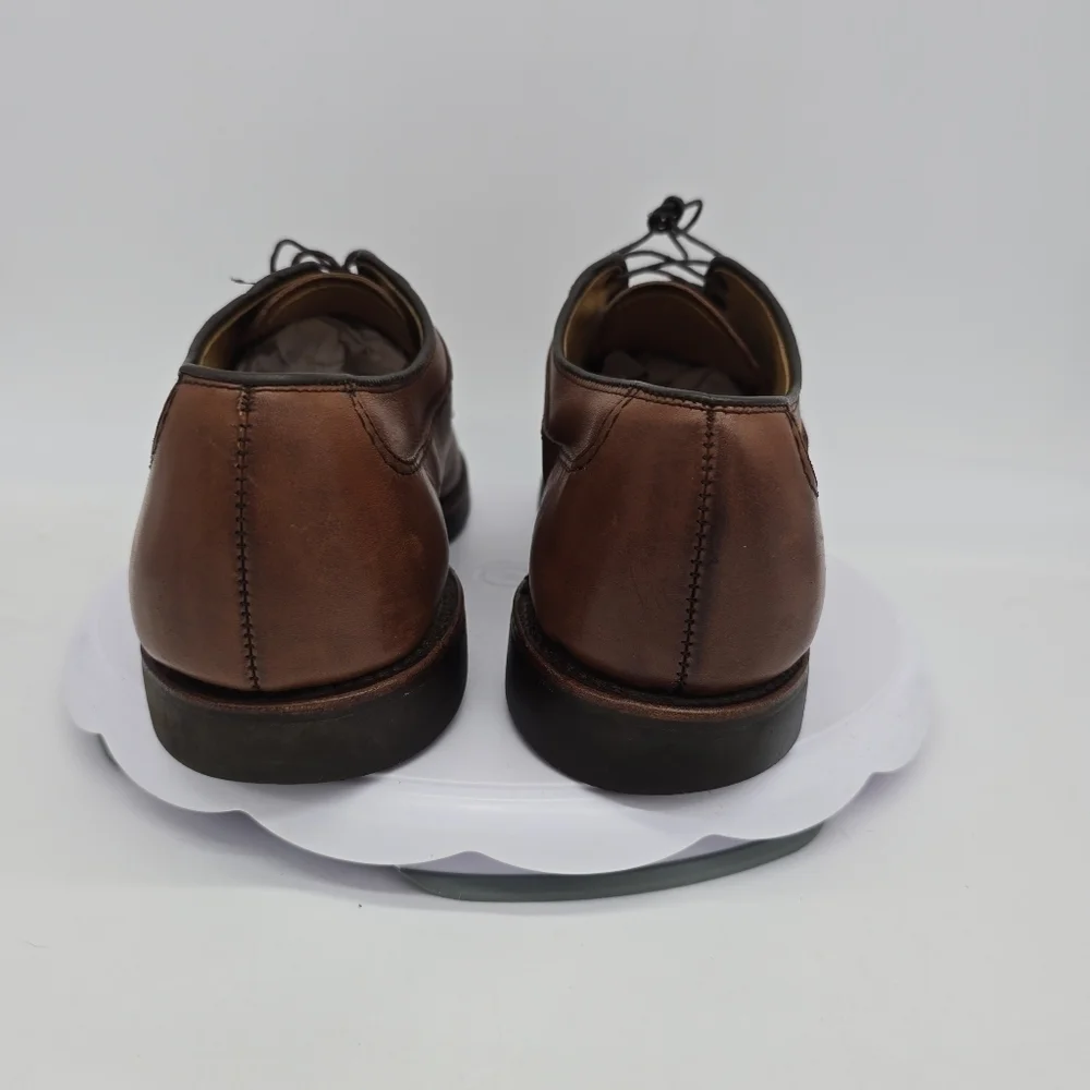 Allen Edmonds Shoe Men's 10 EEE Stockbridge Brown Leather Derby